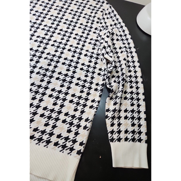 Shaquille O'Neal XLG Big & Tall XXL Crew Pullover 2XL Sweater Houndstooth *EUC* - Picture 5 of 16